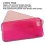 Transparent Hot Pink Sheer Glitter Premium Candy Skin Cover