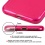 Transparent Hot Pink Sheer Glitter Premium Candy Skin Cover