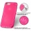 Transparent Hot Pink Sheer Glitter Premium Candy Skin Cover