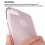 Transparent Rose Gold Sheer Glitter Premium Candy Skin Cover