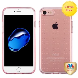 MyBat SPOTS Candy Skin Cover - Glassy Transparent Rose Gold