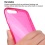 MyBat SPOTS Candy Skin Cover - Glassy Transparent Hot Pink