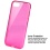 MyBat SPOTS Candy Skin Cover - Glassy Transparent Hot Pink