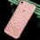 Transparent Rose Gold Diamond Candy Skin Cover