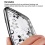 Black Glassy Hibiscus Flower SPOTS Electroplated Premium Candy Skin Cover