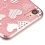 Hearts/Pink Glitter Transparent Clear Gummy Cover