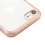 Highly Transparent Clear/Transparent Rose Gold Sturdy Gummy Cover