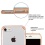 Highly Transparent Clear/Transparent Rose Gold Sturdy Gummy Cover