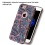 Transparent Clear Purple European Flowers Collection/Transparent Smoke Gummy Cover