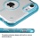 MyBat Gummy Cover - Glassy Transparent Clear / Transparent Baby Blue