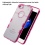 MyBat Gummy Cover - Glassy Transparent Clear / Transparent Hot Pink