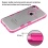 MyBat Gummy Cover - Glassy Transparent Clear / Transparent Hot Pink