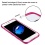 MyBat Gummy Cover - Glassy Transparent Clear / Transparent Hot Pink