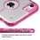 MyBat Gummy Cover - Glassy Transparent Clear / Transparent Hot Pink