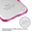 MyBat Gummy Cover - Glassy Transparent Clear / Transparent Hot Pink