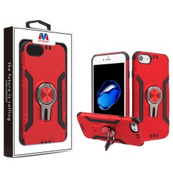 MyBat Hybrid Protector Cover (with Ring Stand) - Red / Black