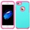 Teal Green/Hot Pink Astronoot Phone Protector Cover