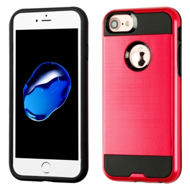 Red/Black Brushed Hybrid Protector Cover