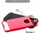 Red/Black Brushed Hybrid Protector Cover