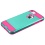 Asmyna Brushed Hybrid Protector Cover - Teal Green / Hot Pink