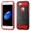 Black/Red Brushed Hybrid Protector Cover