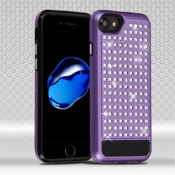 Purple/Black Diamante FullStar Protector Cover