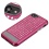 Hot Pink/Iron Gray Diamante FullStar Protector Cover