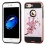 Spring Flowers(Rose Gold)/Black Brushed Hybrid Protector Cover