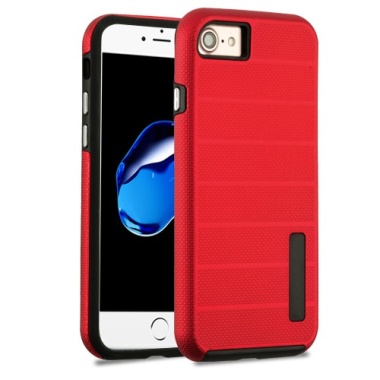 MyBat Fusion Protector Cover - Red Dots Textured / Black