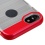 Metallic Red Frame/Transparent Brushed IceBox Hybrid Protector Cover