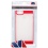 Metallic Red Frame/Transparent Brushed IceBox Hybrid Protector Cover