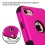 MyBat TUFF Series Case - Titanium Solid Hot Pink / Black