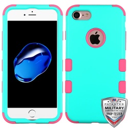 MyBat TUFF Series Case - Rubberized Teal Green / Electric Pink