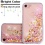 Stars & Pink Quicksand Glitter Hybrid Protector Cover