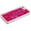 Hearts & Magenta Quicksand Glitter Hybrid Protector Cover