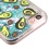 Avocado & Green Quicksand (Hearts) Glitter Hybrid Protector Cover