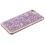 Light Purple Mini Crystals Rhinestones Desire Back Protector Cover