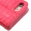 Electric Pink Crocodile-Embossed  MyJacket Wallet(PR206) -WP