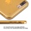 Transparent Gold Sheer Glitter Premium Candy Skin Cover