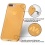 Transparent Gold Sheer Glitter Premium Candy Skin Cover