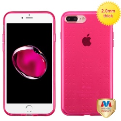 Plus Glassy Transparent Hot Pink SPOTS Candy Skin Cover