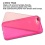 Plus Glassy Transparent Hot Pink SPOTS Candy Skin Cover