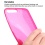 Plus Glassy Transparent Hot Pink SPOTS Candy Skin Cover