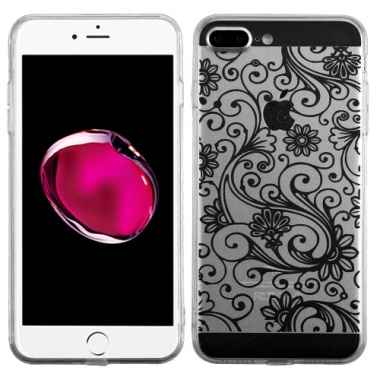 Black four-leaf Clover Candy Skin Cover