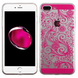 Hot Pink four-leaf Clover Candy Skin Cover