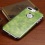 Gun Metal Electroplating & Green Leather Backing Candy Skin Cover