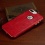 Red Electroplating & Red Leather Backing Candy Skin Cover