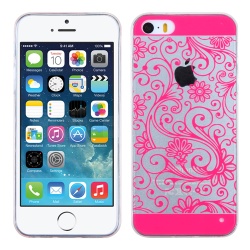 Hot Pink four-leaf Clover Candy Skin Cover