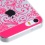 Hot Pink four-leaf Clover Candy Skin Cover