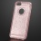 Transparent Rose Gold Sheer Glitter Premium Candy Skin Cover